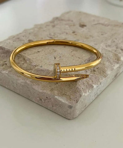 Zircon Nail Bangle