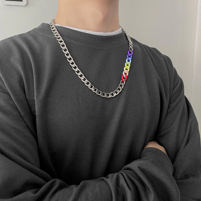 Rainbow Chain Necklace