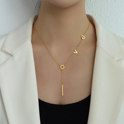 l o v e Necklace