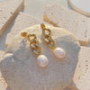 Chain Pearl Earring