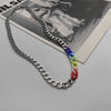 Rainbow Chain Necklace